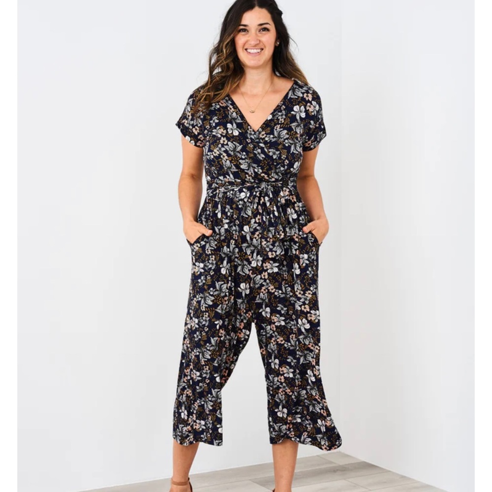 Enchanted Blooms Nursing Jumpsuit